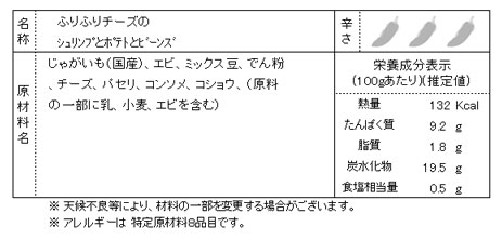 商品コード 1186 内容物表記